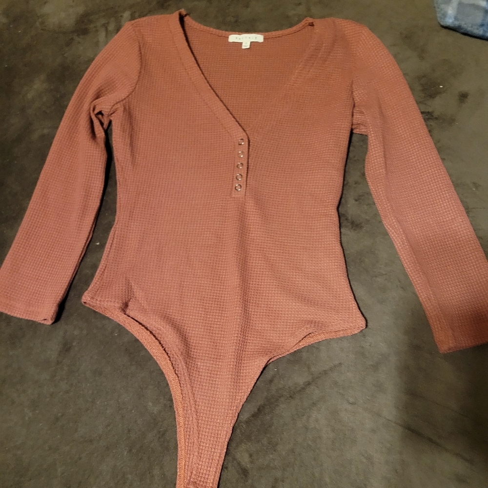 Waffle knit body suit - Picture 2 of 2